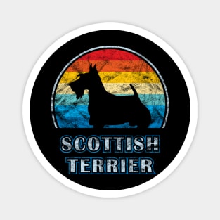 Scottish Terrier Vintage Design Dog Magnet